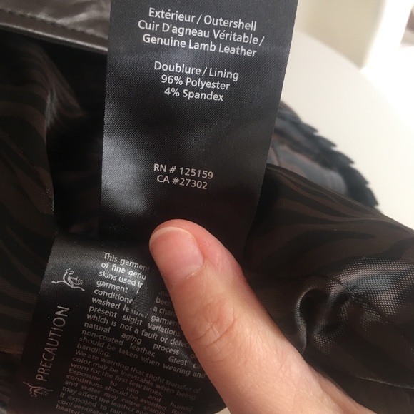 Mackage Leather Jacket - Picture 5 of 6